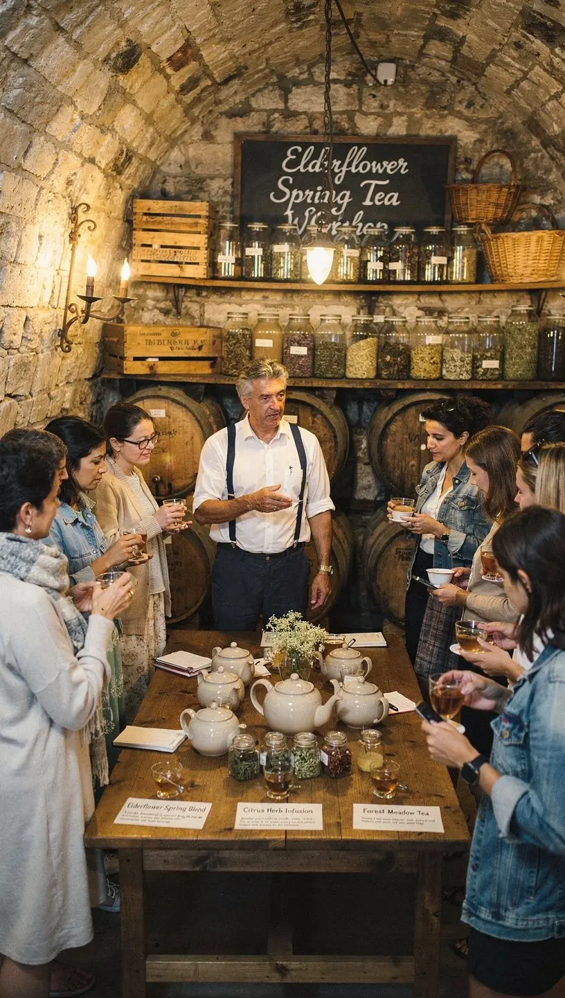 Finom, mézes ízű tea, amely a tavasz frissességét sugallja.